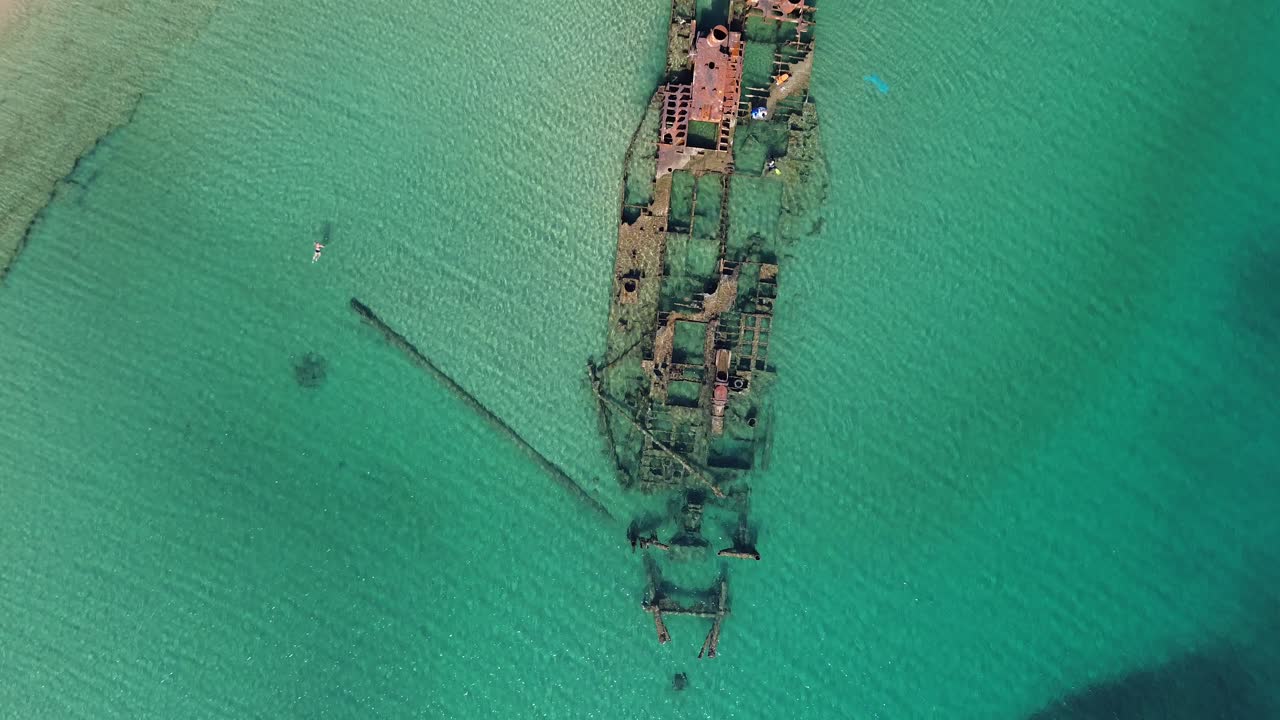 Epanomi Coastal Symphony: A Greek Summer's Tale of Sun, Waves, and the Shipwreck in 4K