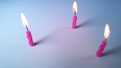 birthday candles melt quickly time lapse