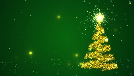 merry christmas tree motion background