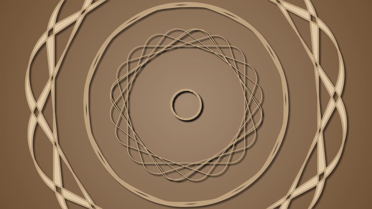 винтажный стиль мандала искусства анимированный рисунок фона, полезный для графики движения, свадьбы, дня рождения, приглашения и т.д., фона мандала рисунок