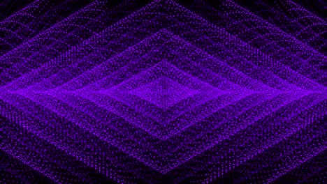 patrón de forma de punto de color púrpura animación gráficos de movimiento