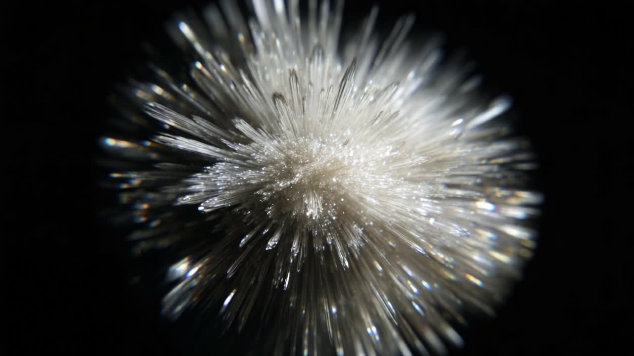 A Spectacular Burst of Radiant Light: The Transformation of Shimmering Particles Captured in Stunning Detail Through Dynamic Motion Effects and Vibrant Colors