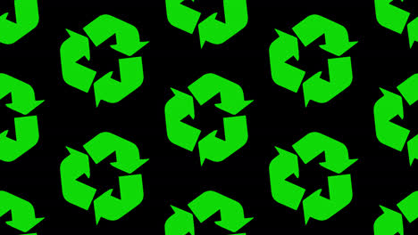 recycle symbol loop tile swirling with alpha