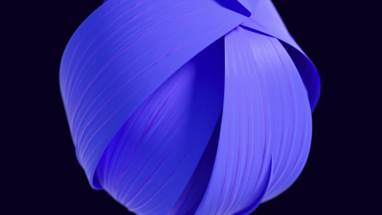 추상적인 3d 꽃 디자인