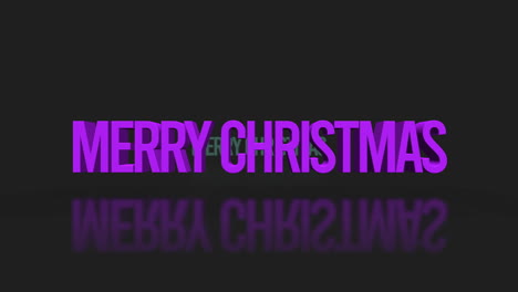 Rodando-Texto-De-Feliz-Navidad-En-Degradado-Negro