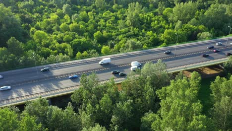 aerial view of the bridge