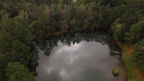 Sky-reflecting-in-a-lake-aerial-shot-1