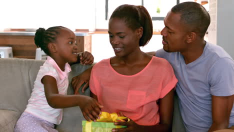 Daughter-giving-her-mother-a-present