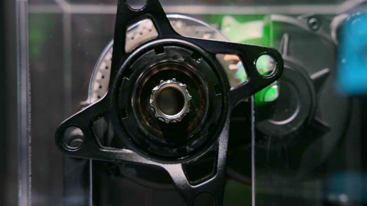 Close-up of an innovative e-bike motor showcased at the world's largest consumer electronics and home appliances trade show, IFA Berlin, Germany.