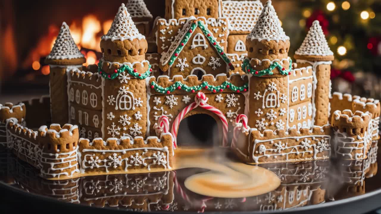 Gingerbread Castle for the Holidays