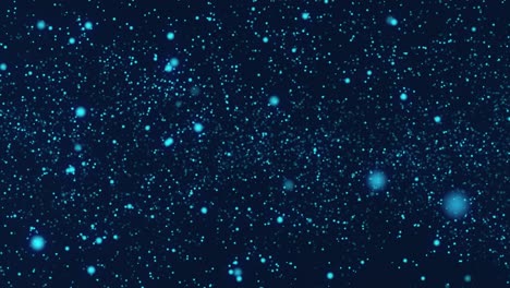 motion of atomic particles in space