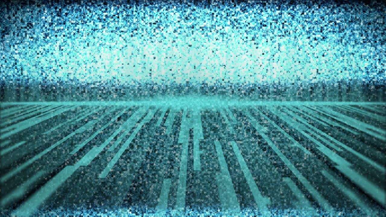 Animation of tv glitch over graphs