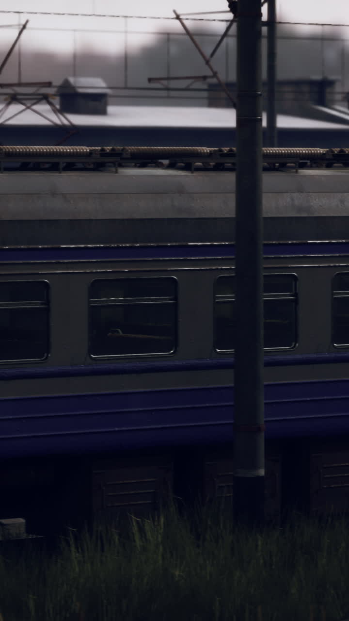 Train car at a station