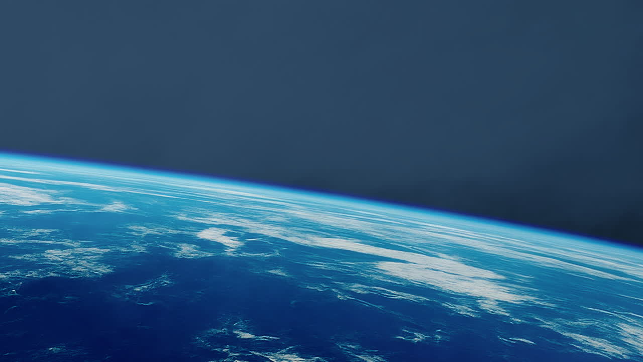 lluvia de meteoritos sobre la tierra desde el espacio