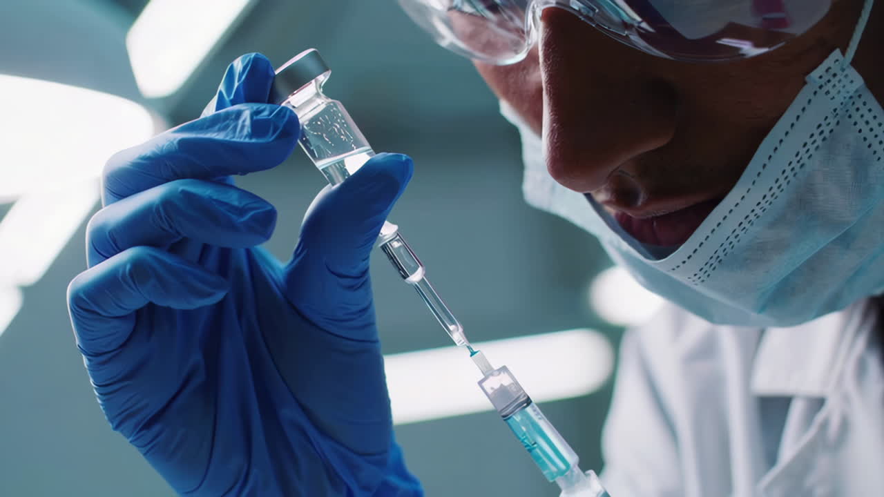 Scientists in the lab conducting experiments