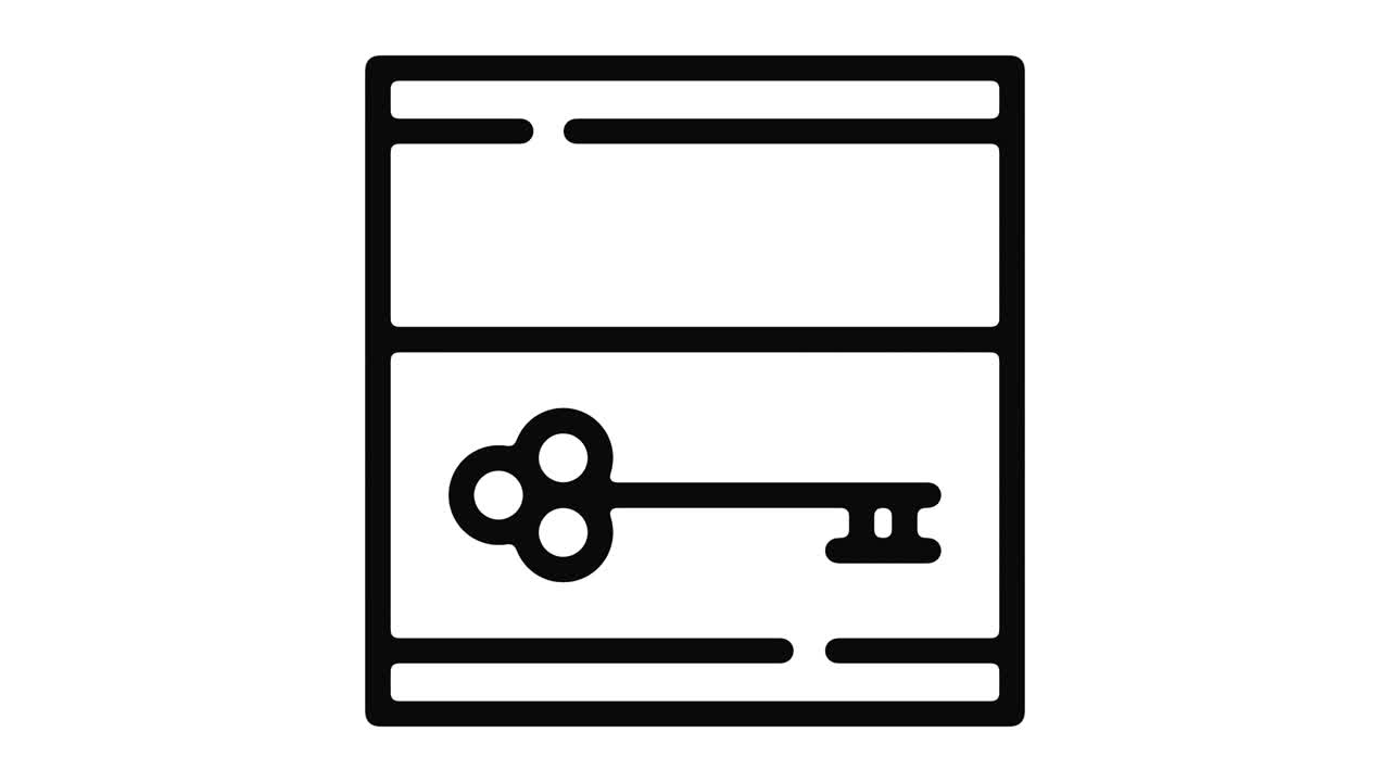 gráfico de movimiento de línea clave