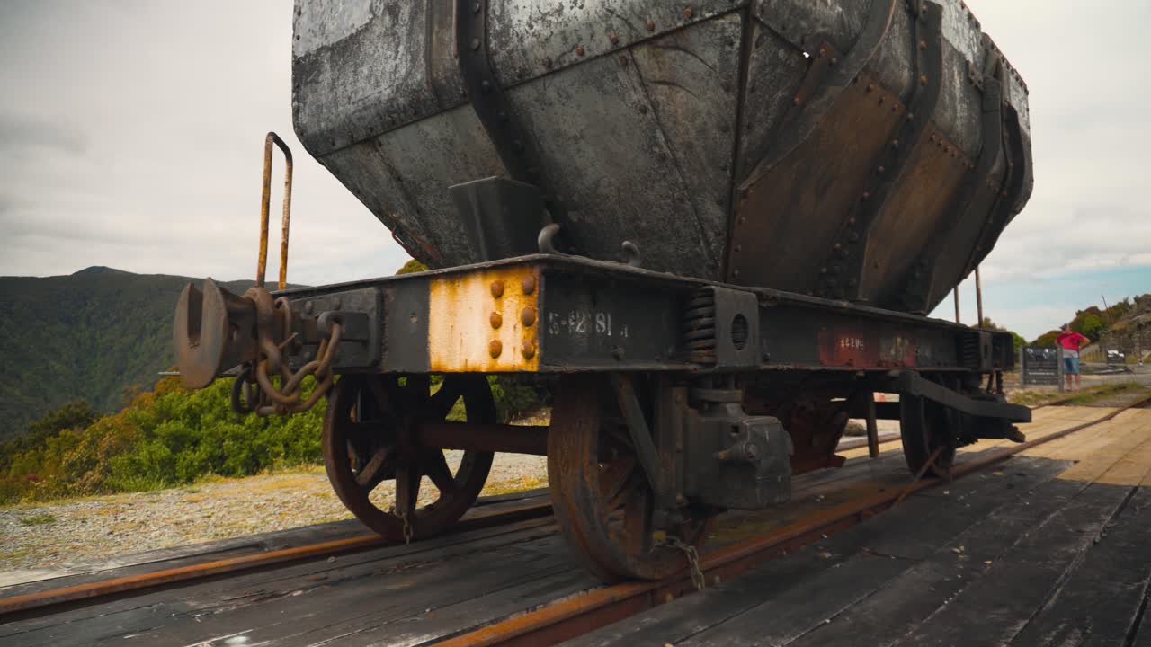 뉴질랜드의 오래된 버려진 탄광