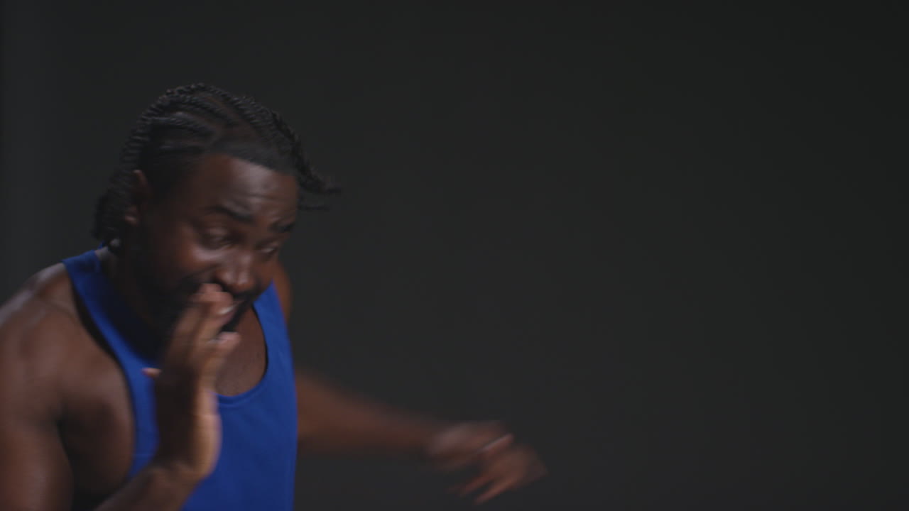 Boxer Training in the Gym