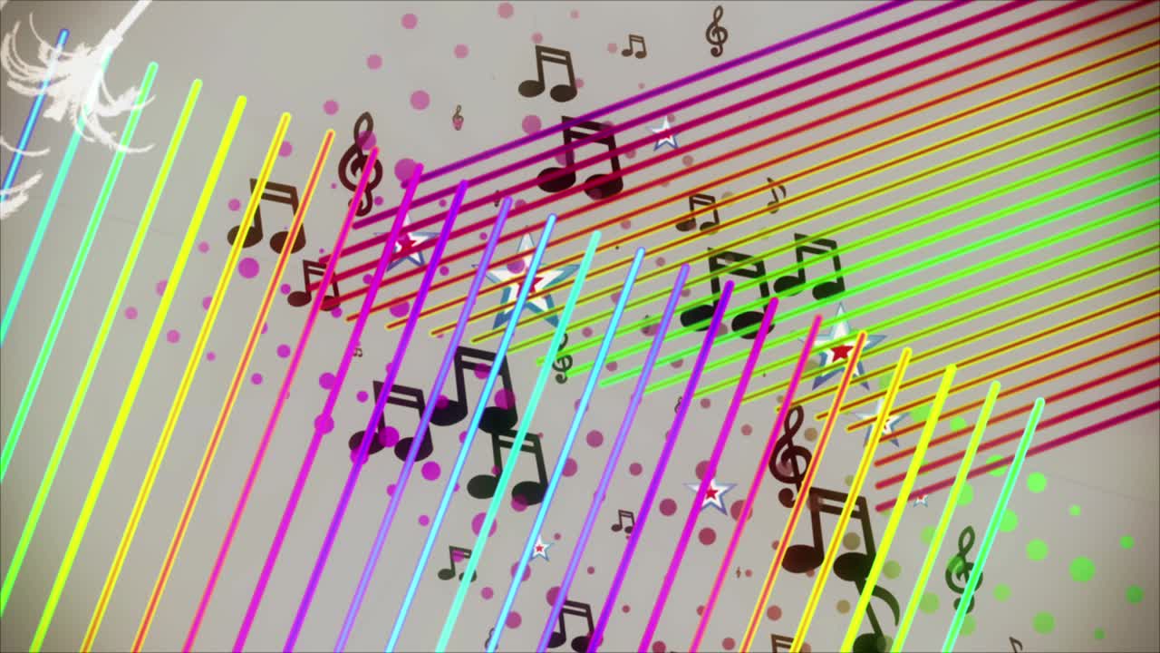 음악 스트럼 빈티지 vj 루프