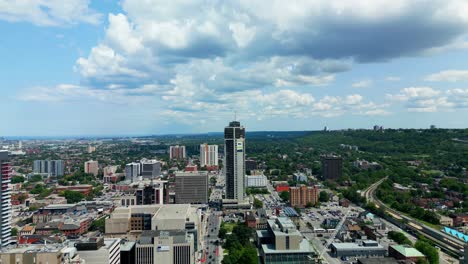 captivating views of downtown hamilton's tallest apartment building from above and discovering the natural beauty forests, parks, and aerial views of the breathtaking aerial tour of the scenery