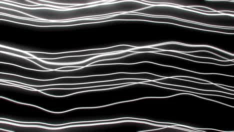 líneas onduladas de neón abstractas.