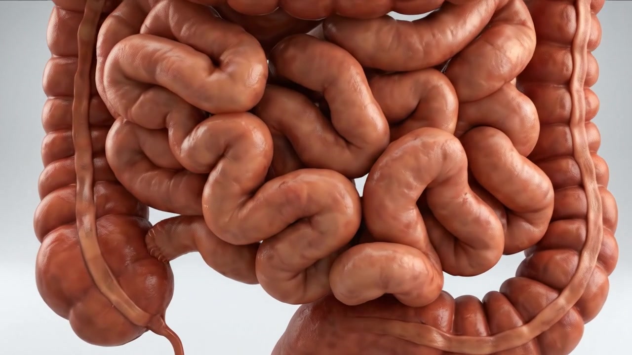 3D model of the human digestive system