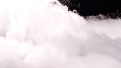 dry ice smoke clouds