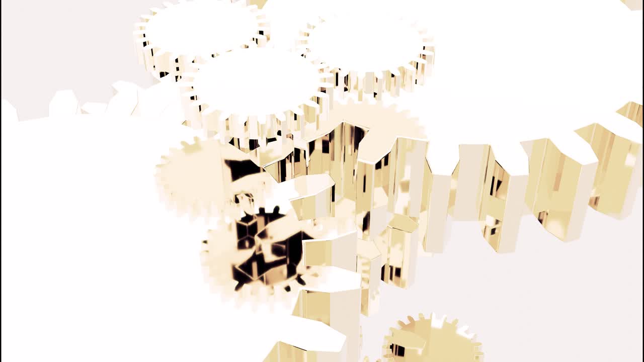 복잡한 상호 연결 기어