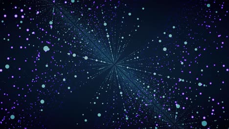 fondo de arte digital abstracto con luces azules y blancas