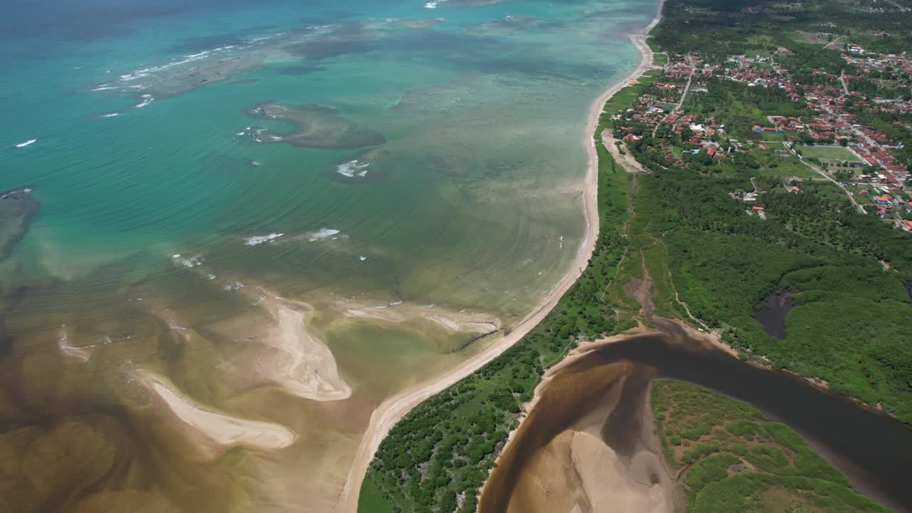 브라질 알라고아스 주 상미구엘 도스 미라그레스 해변