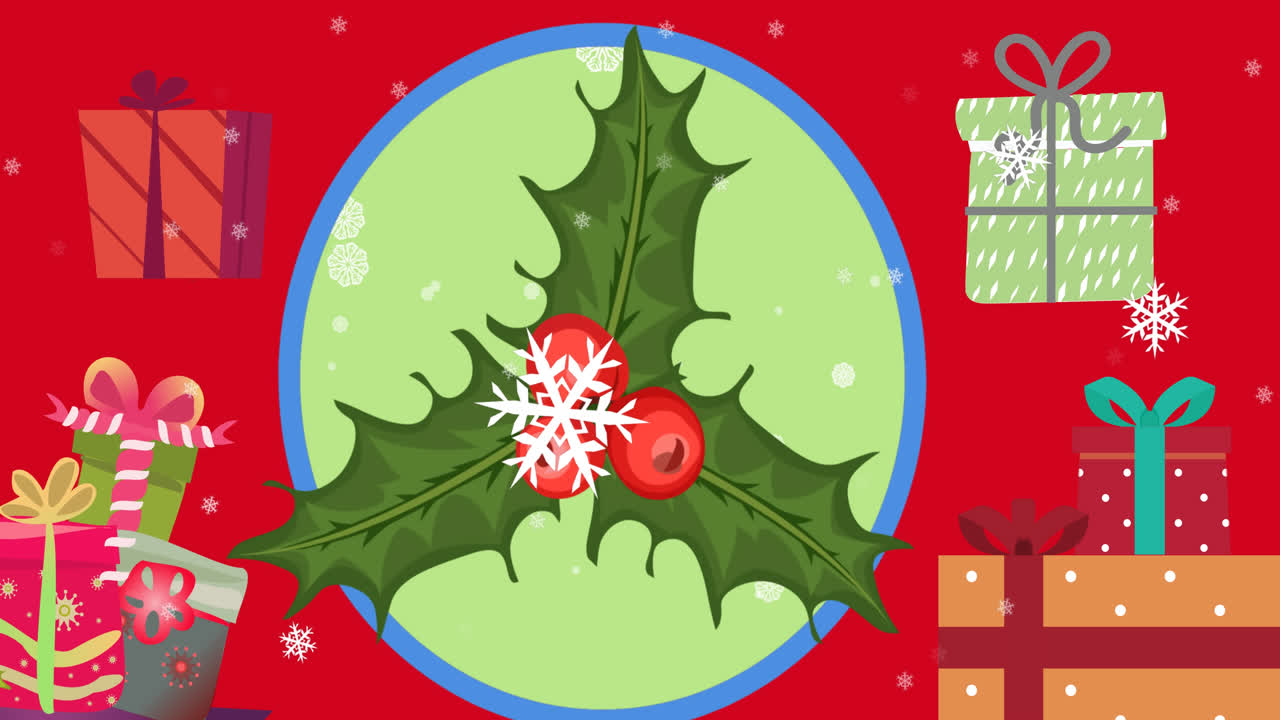 animación de los regalos de navidad