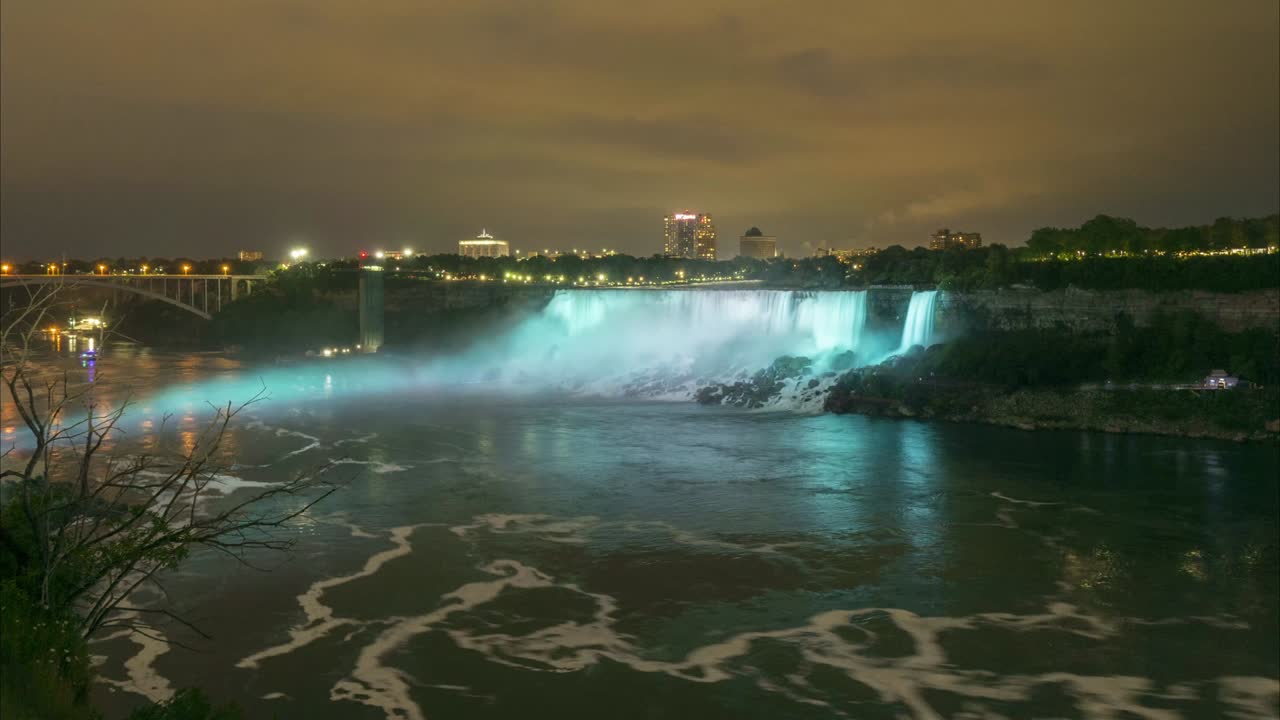 나이아가라 폭포의 호스쇼 폭포 구간 (horseshoe falls section of niagara falls)