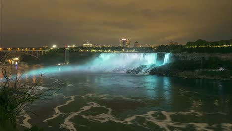 la sección de las cataratas de la herradura de las cataratas del niágara.