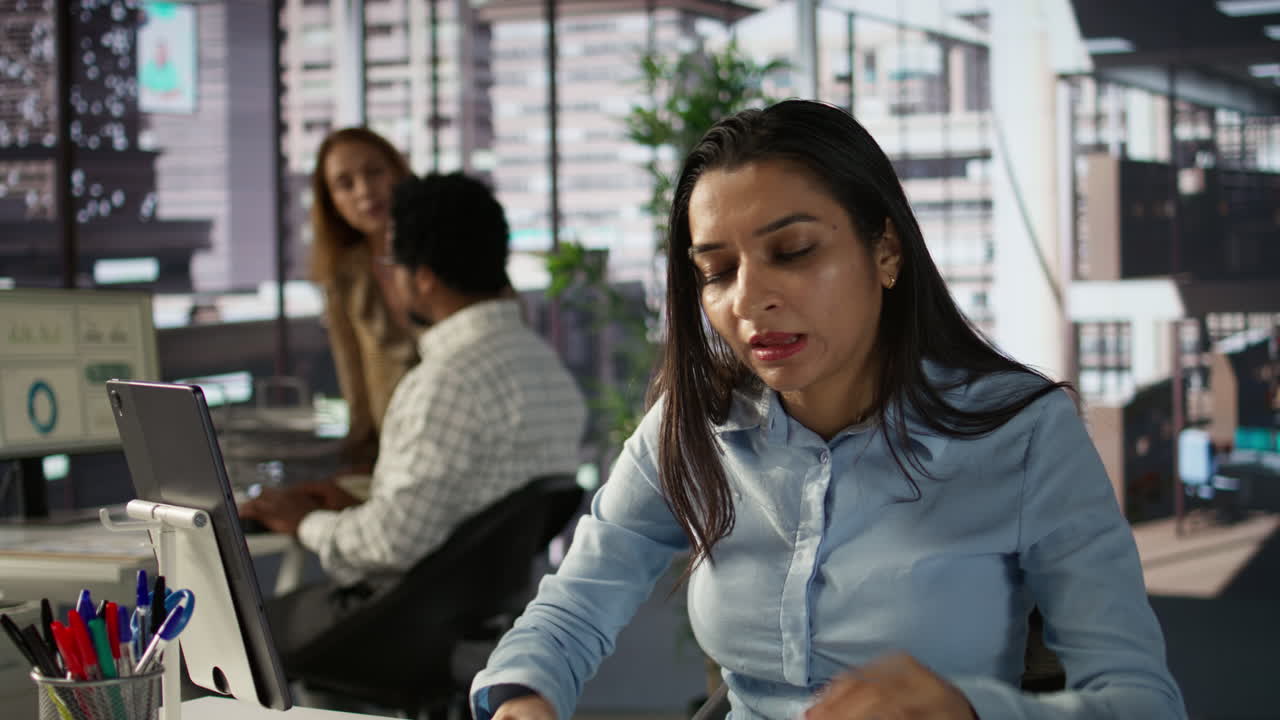 reunión de negocios en una oficina moderna
