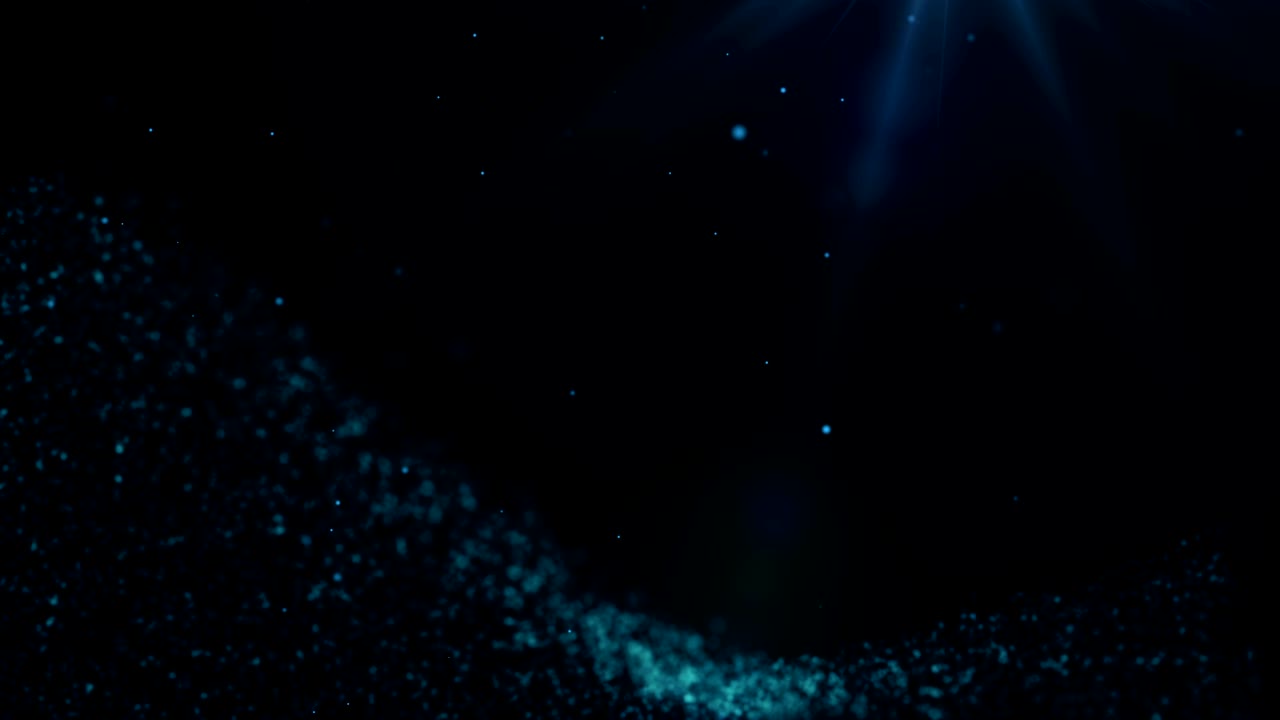 파란색 입자 배경, 파란색 보케, 루프