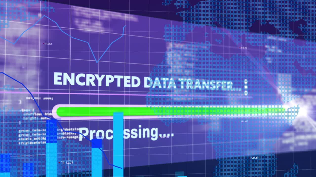 세계 지도에 대한 통계 및 데이터 처리의 애니메이션