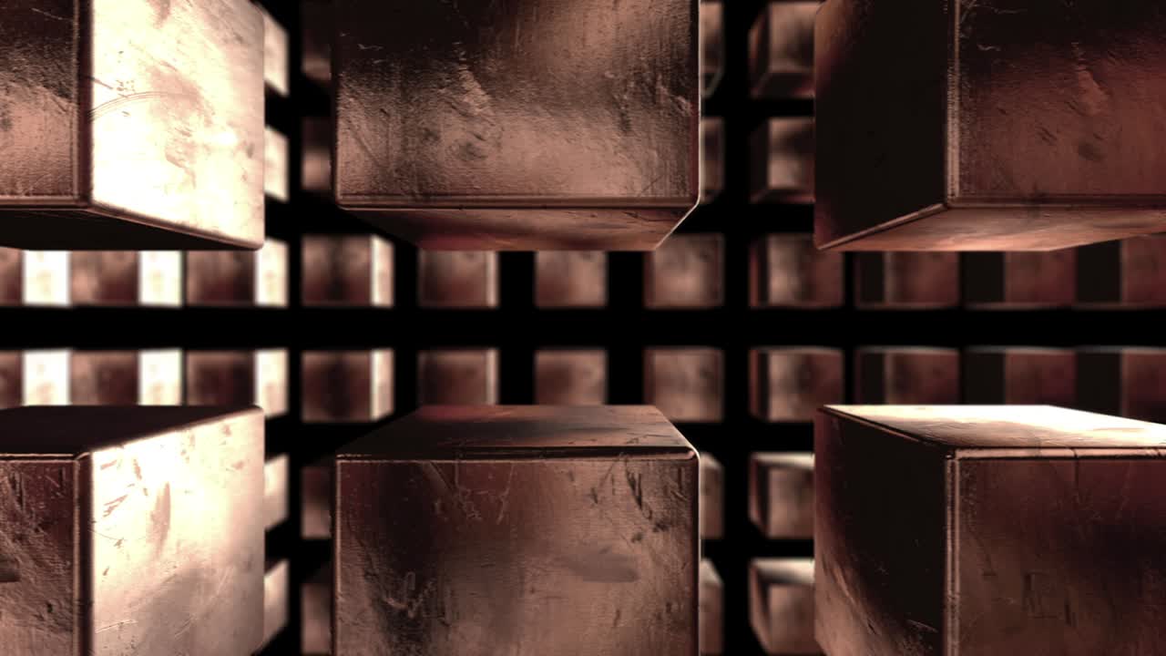 fondo de cubos abstractos 11