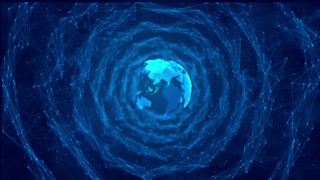 digital information network data connection digital grid data technology cyber security futuristic