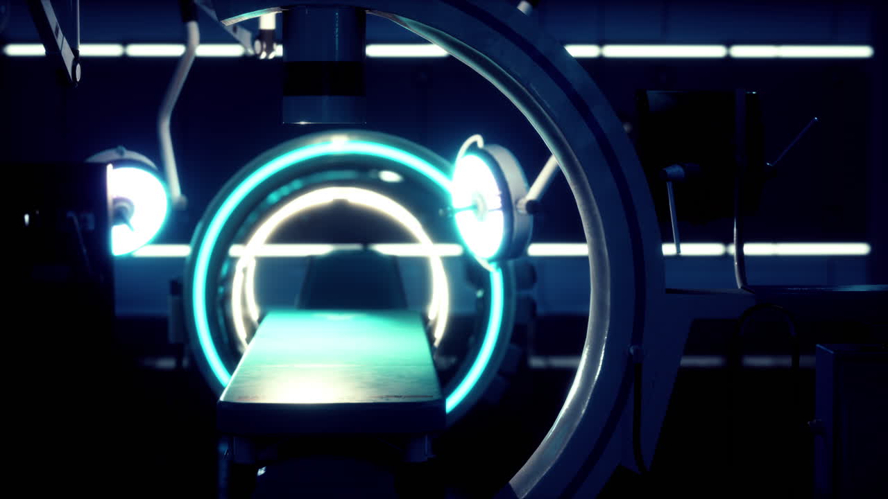 Laboratorio futuristico di Risonanza Magnetica (MRI)
