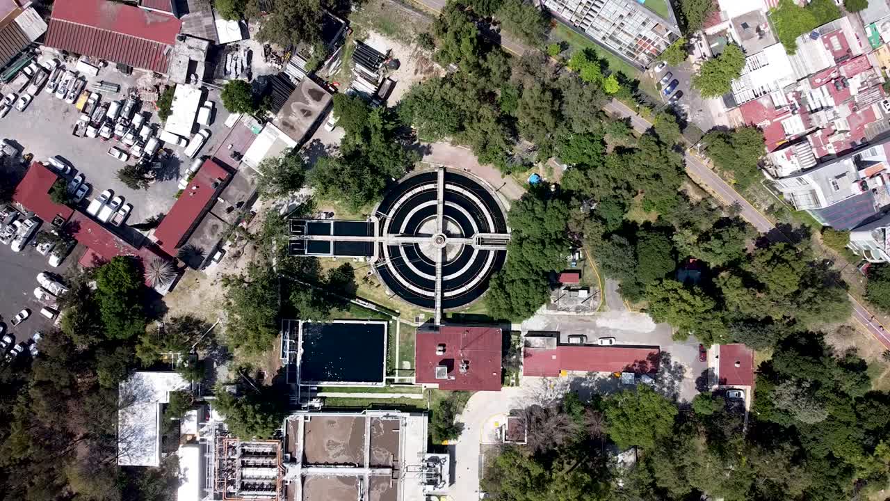 planta de tratamiento de agua en el bosque de chapultepec en la ciudad de mexico