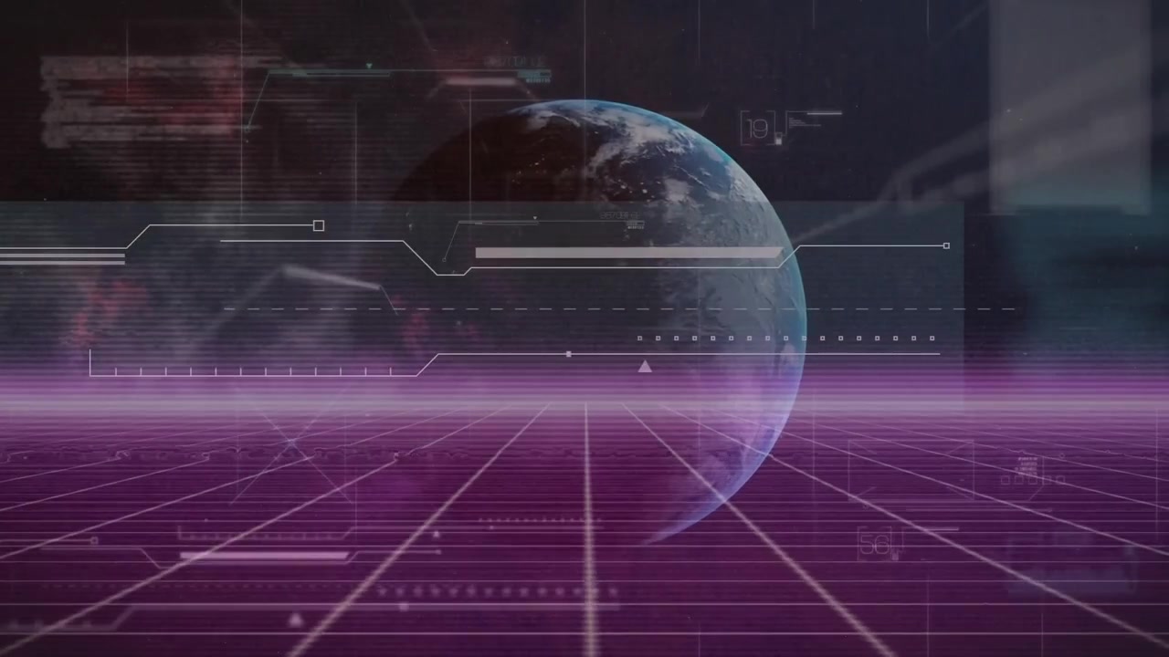Animazione di mappamondo ed elaborazione dati