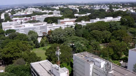 residential architectural design, oscar neimeyer, brasilia capital, aerial