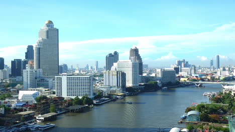 beautiful building architecture around bangkok city in thailand