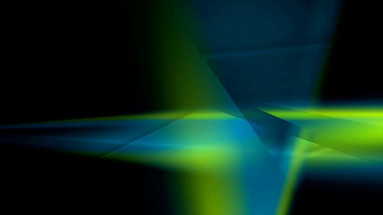 Green blue glossy glowing abstract video animation