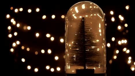 Christmas Tree Lights Rotate Star