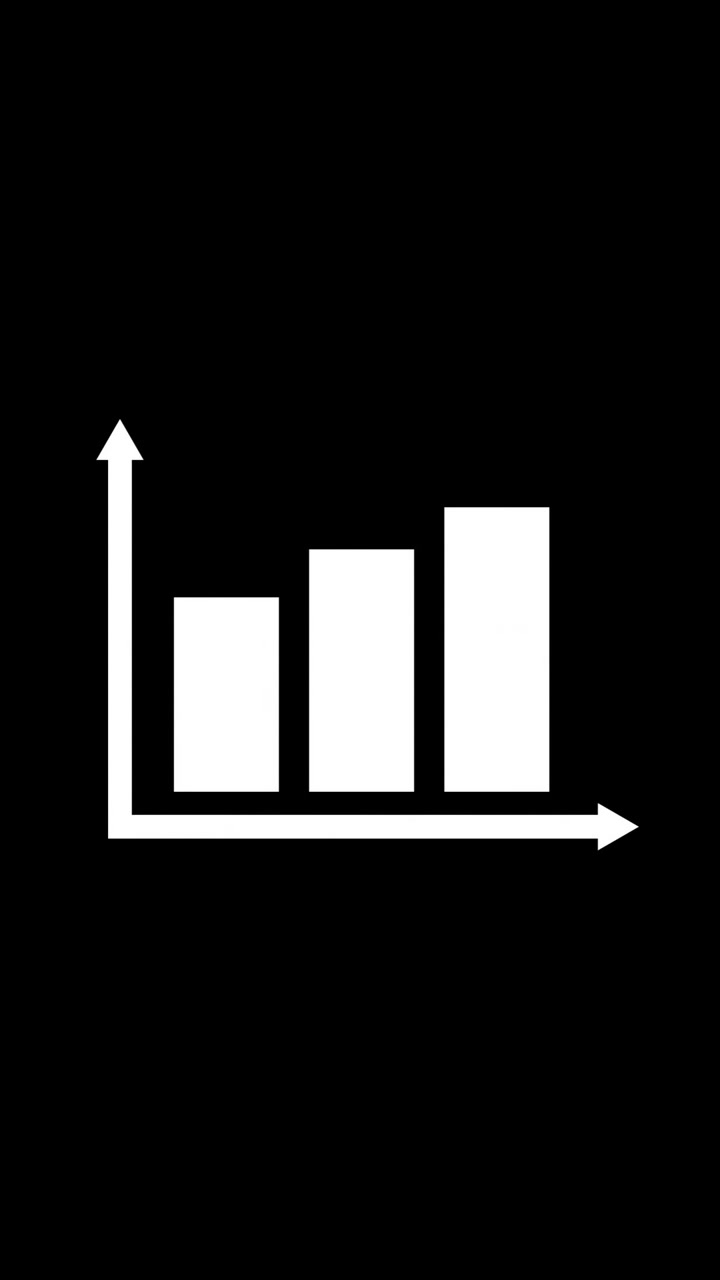 Animation of white diagram over black background