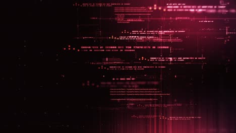 simulación de datos de matriz futurista