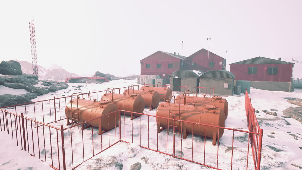 удаленная исследовательская станция в антарктиде