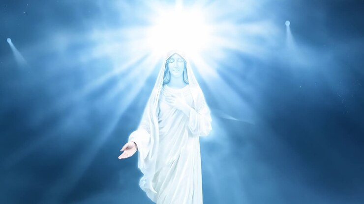 The Virgin Mary in a Celestial Setting