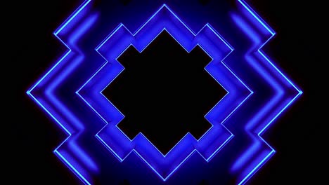 fondo de luces de neón azul abstracto